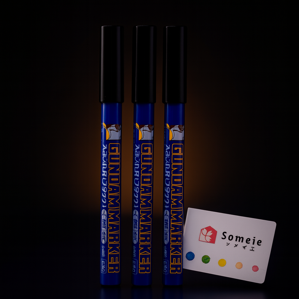 GSI Creos Gundam Marker GM01 Black 3 Pack Panel Lining