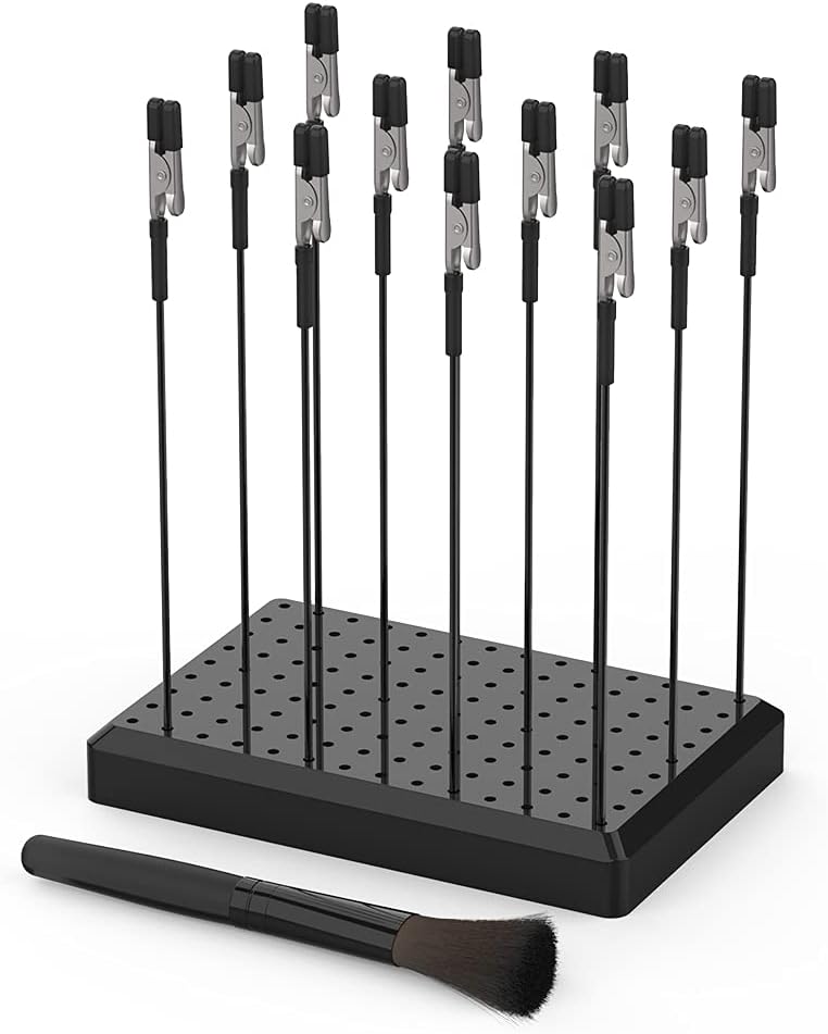 Painting Stand Base with 12 Alligator Clip Sticks