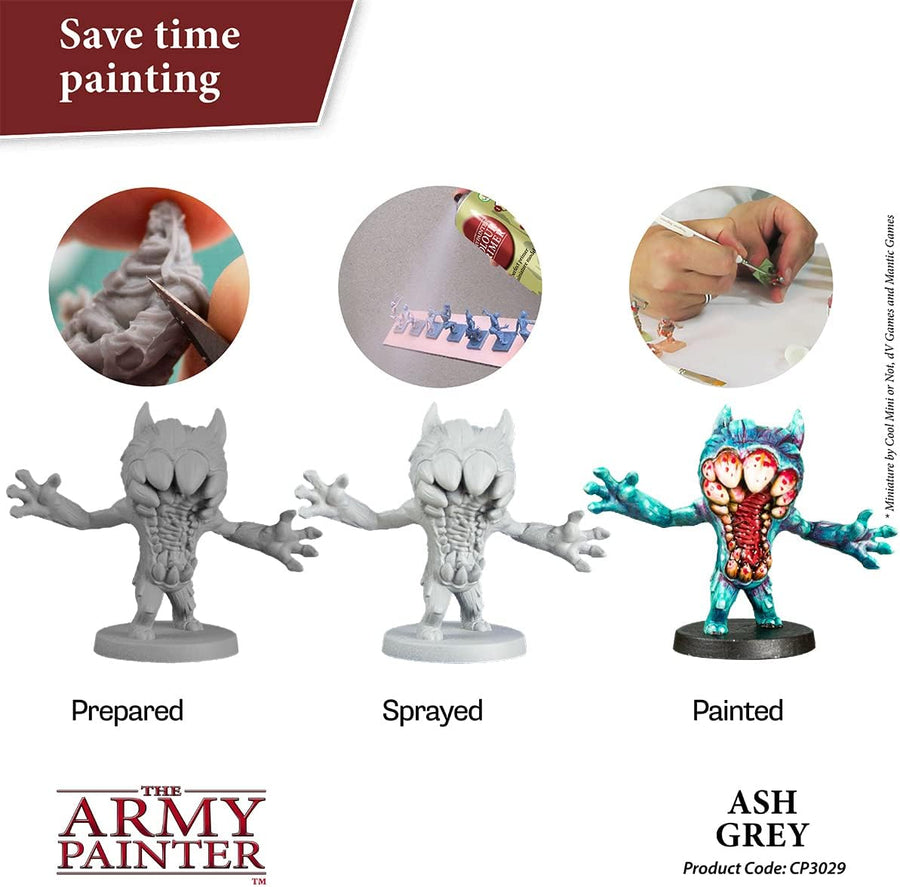 Army Painter Ash Grey Primer 400ml Acrylic Spray