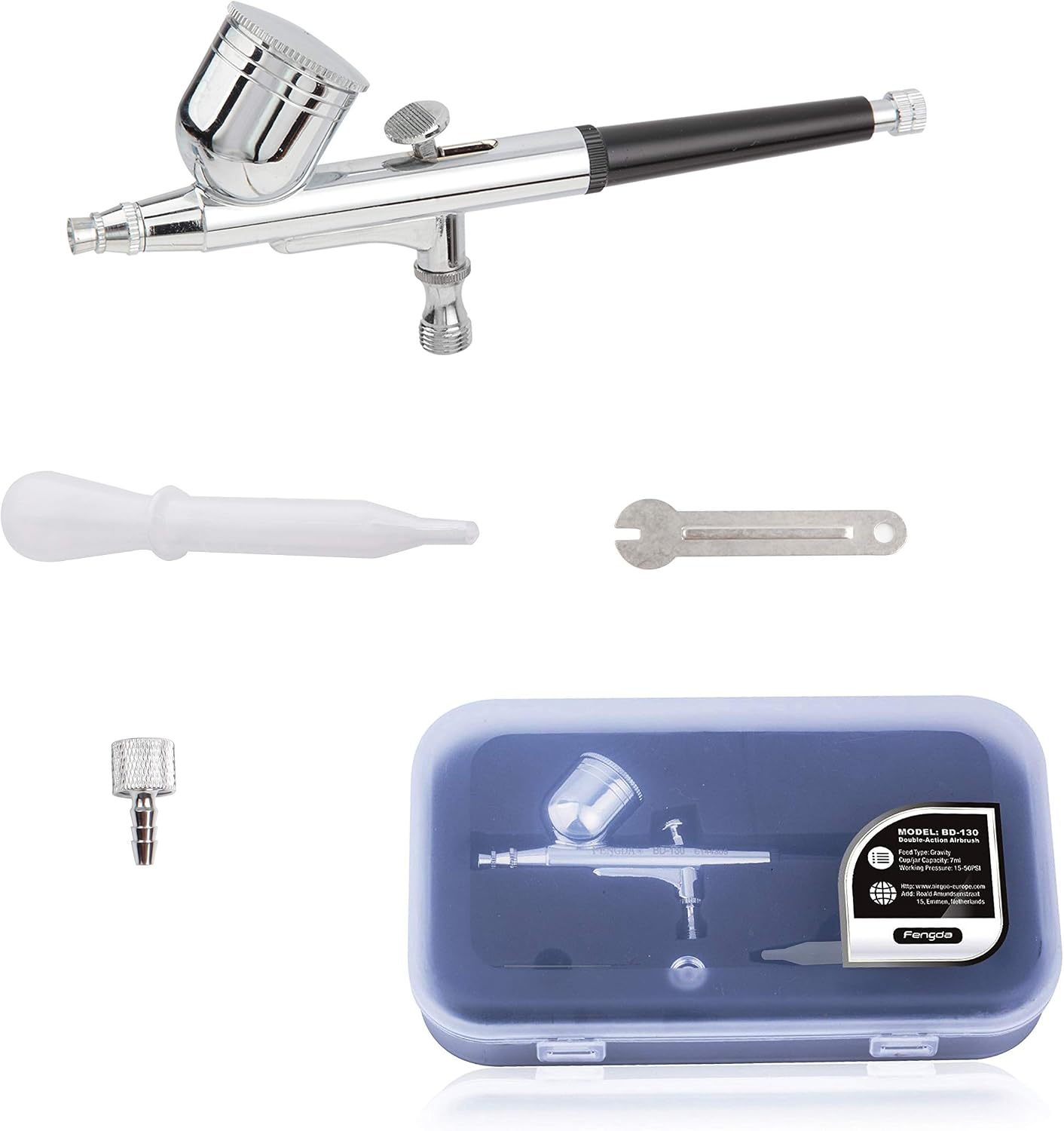Timbertech AS18-2K Airbrush Kit with Compressor