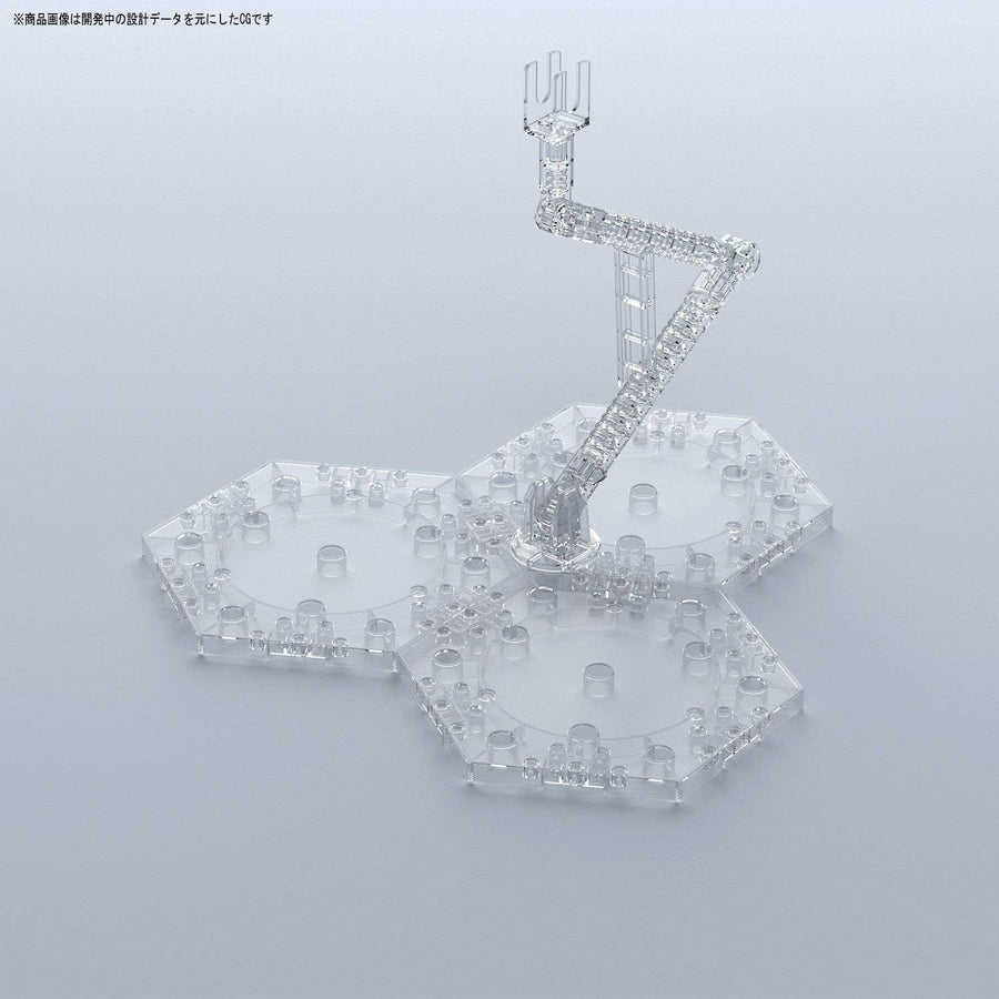 Bandai Action Base 5 Clear Color Display Stand