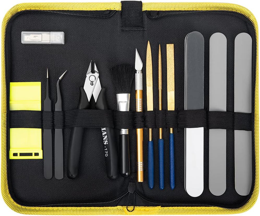17PCS Gunpla Tools Kit with Canvas Bag, Model Kit Tools