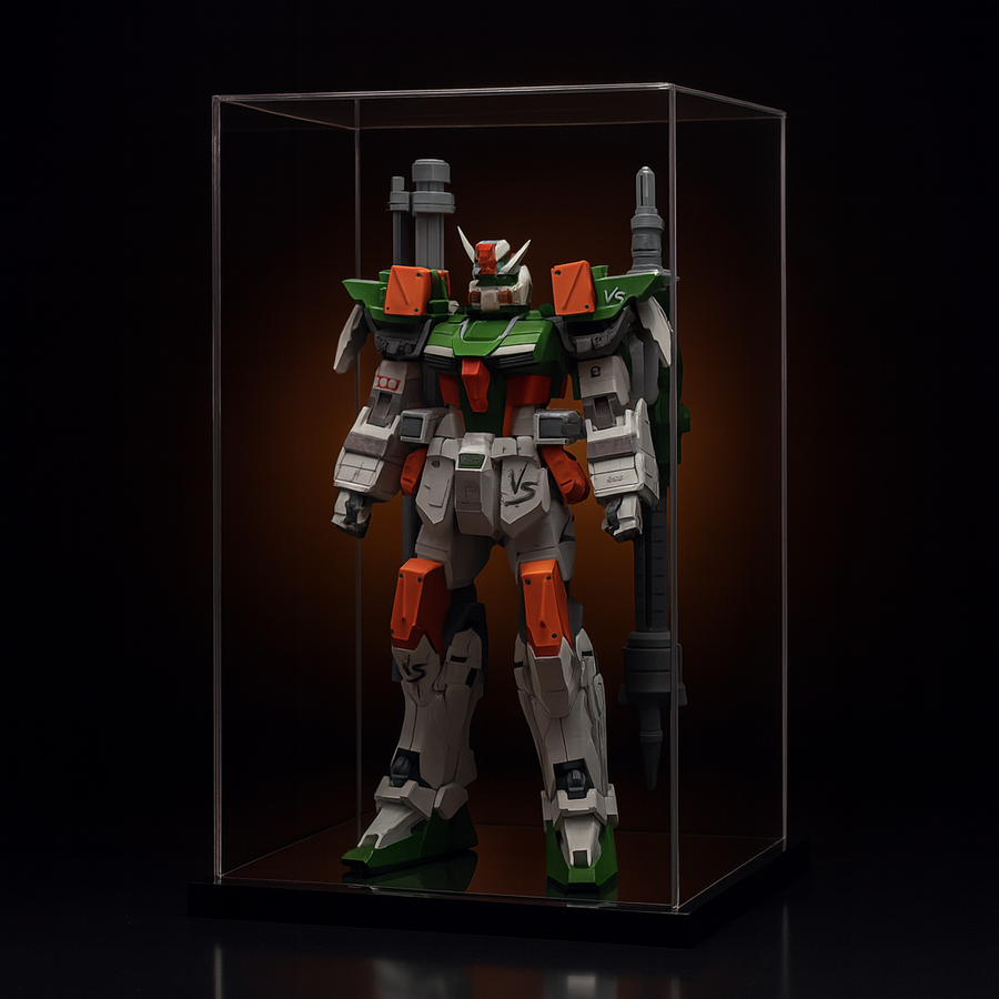 Black Acrylic Display Case for Gundam Model Collectibles