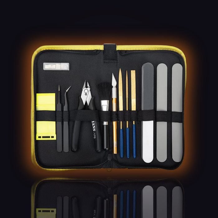17PCS Gunpla Tools Kit with Canvas Bag, Model Kit Tools