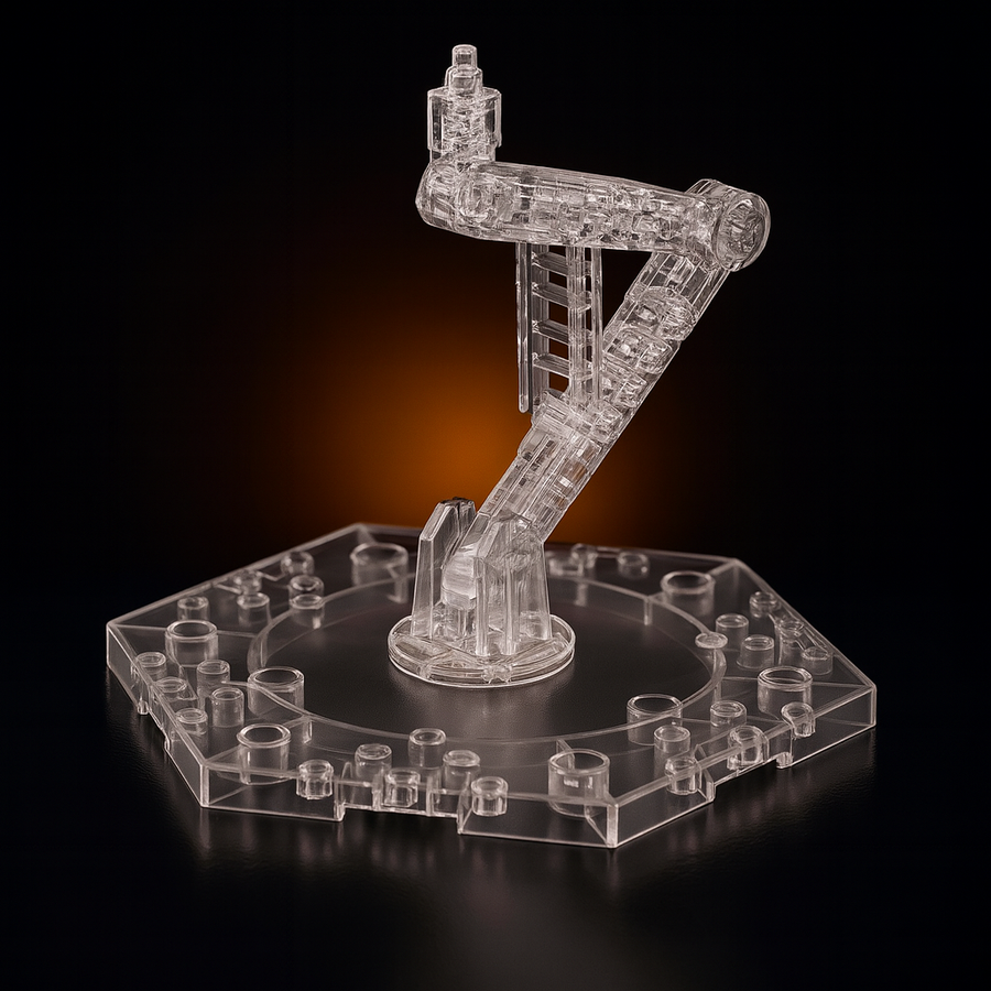 Bandai Action Base 5 Clear Color Display Stand