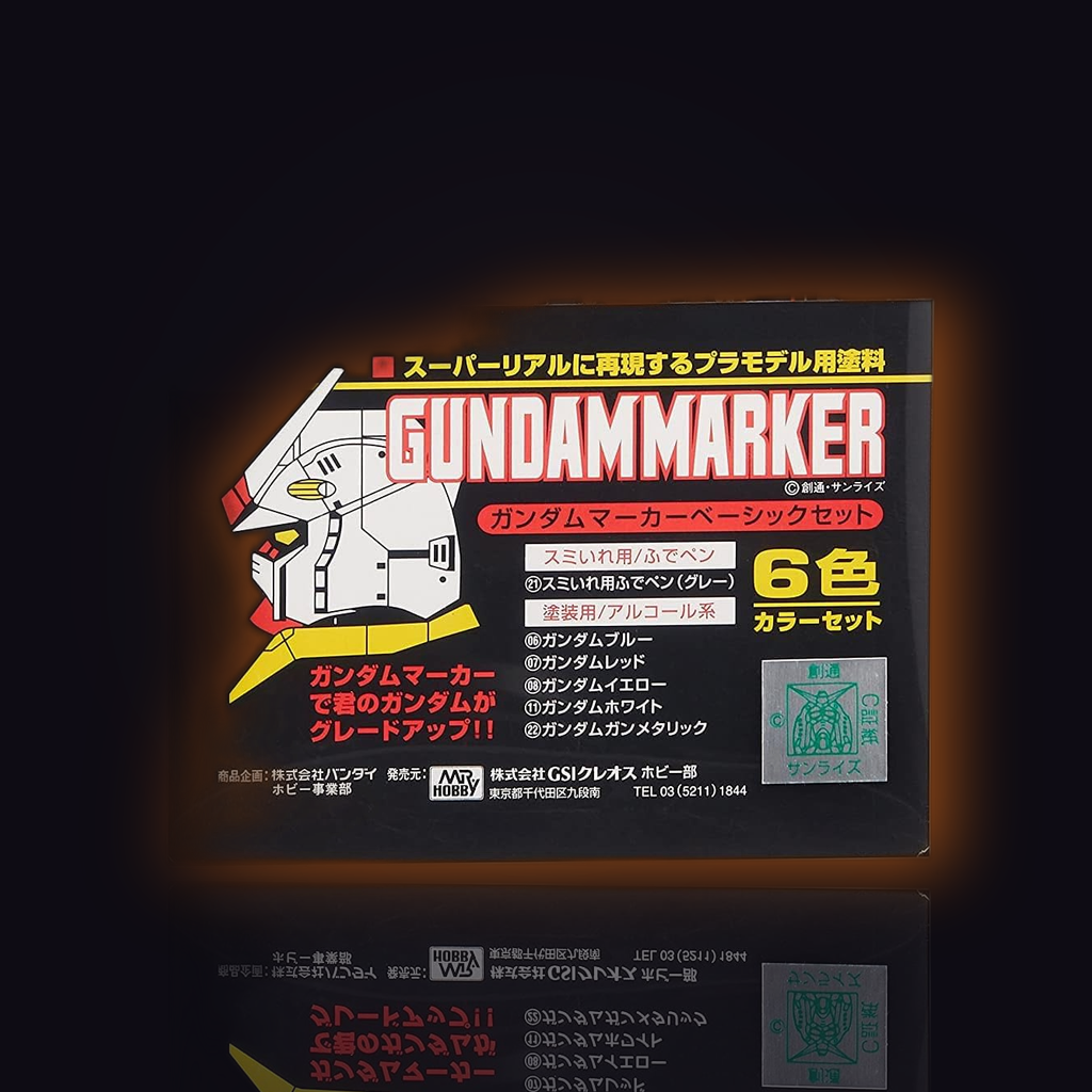 Gundam Marker Basic Set MS105 for Gunpla Panel Lining