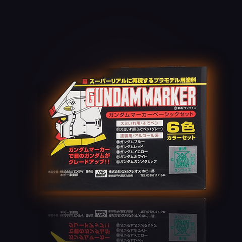 Gundam Marker Basic Set MS105 for Gunpla Panel Lining