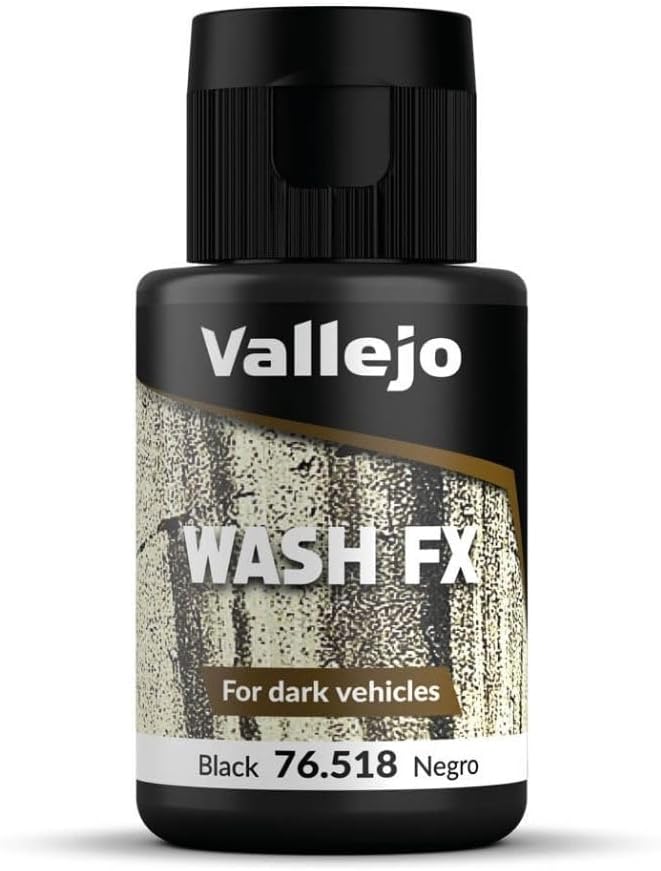 Vallejo Wash FX Black 35ml Model Weathering Wash