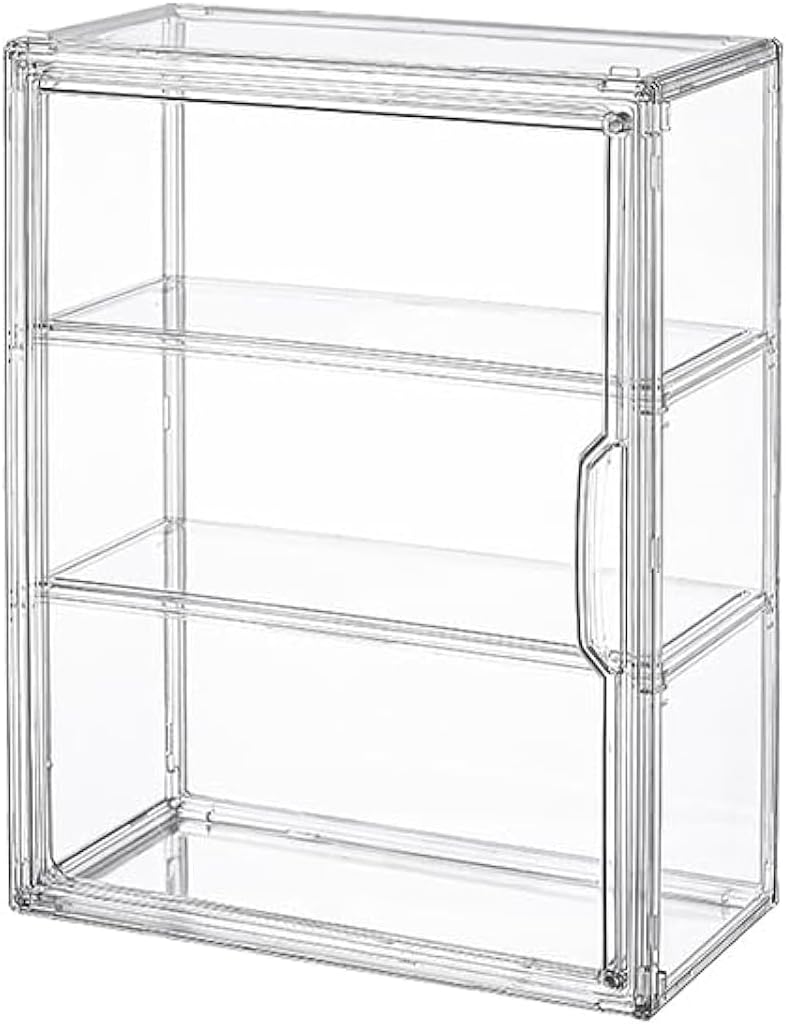 BOHOIDEE 3 Tier Acrylic Display Case for Gunpla Figures