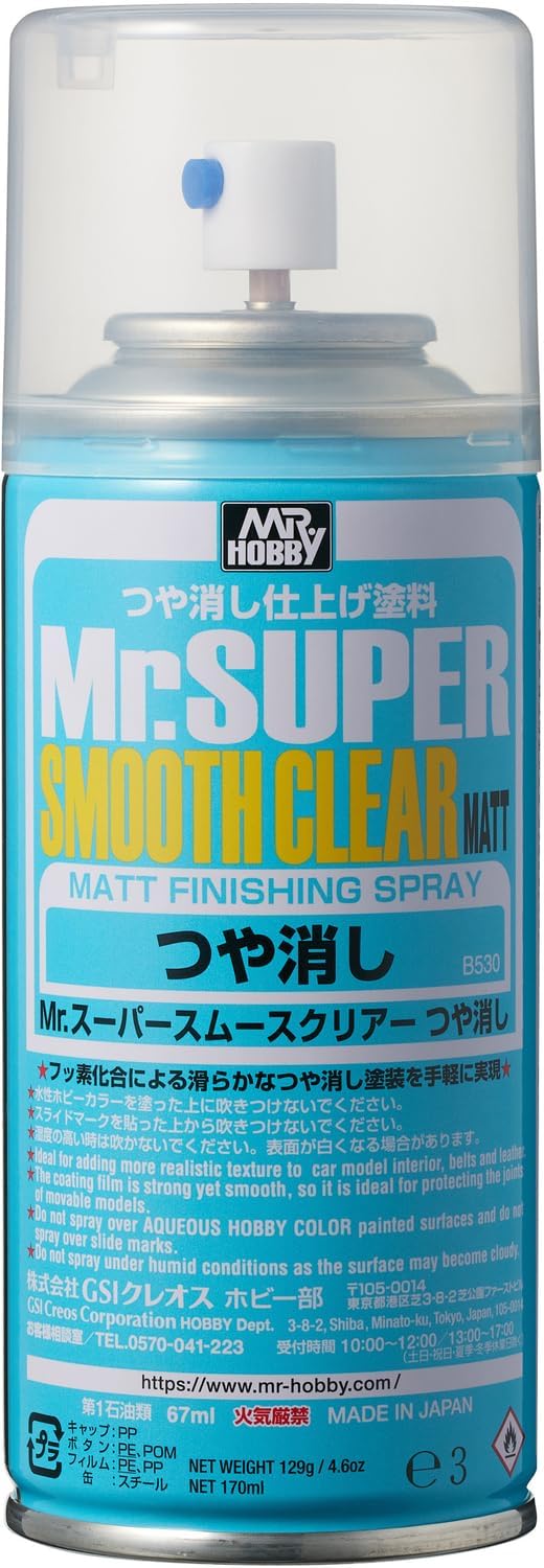 Mr. Super Smooth Clear Flat B530 Topcoat