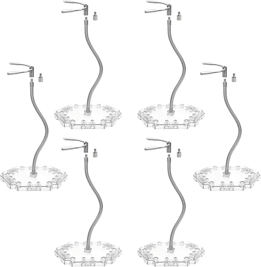 6 Pack Metal Adjustable Gundam Display Stand