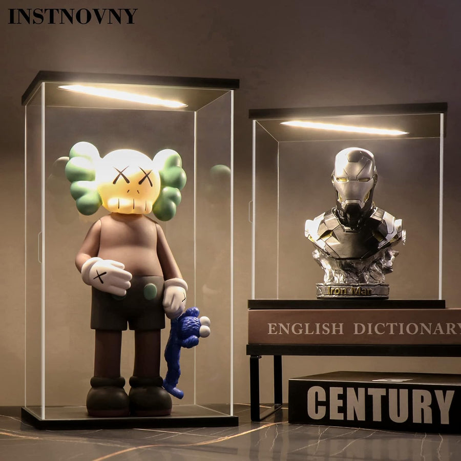 Lighted Acrylic Display Case for Gundam Collectibles