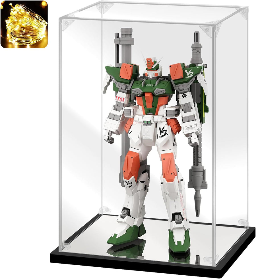 Black Acrylic Display Case for Gundam Model Collectibles