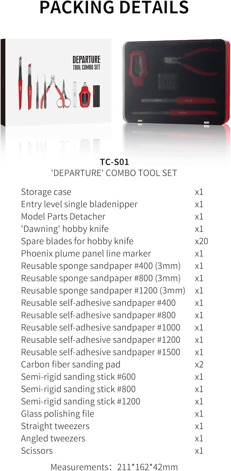 DSPIAE Departure Gunpla Tools Combo for Model Building