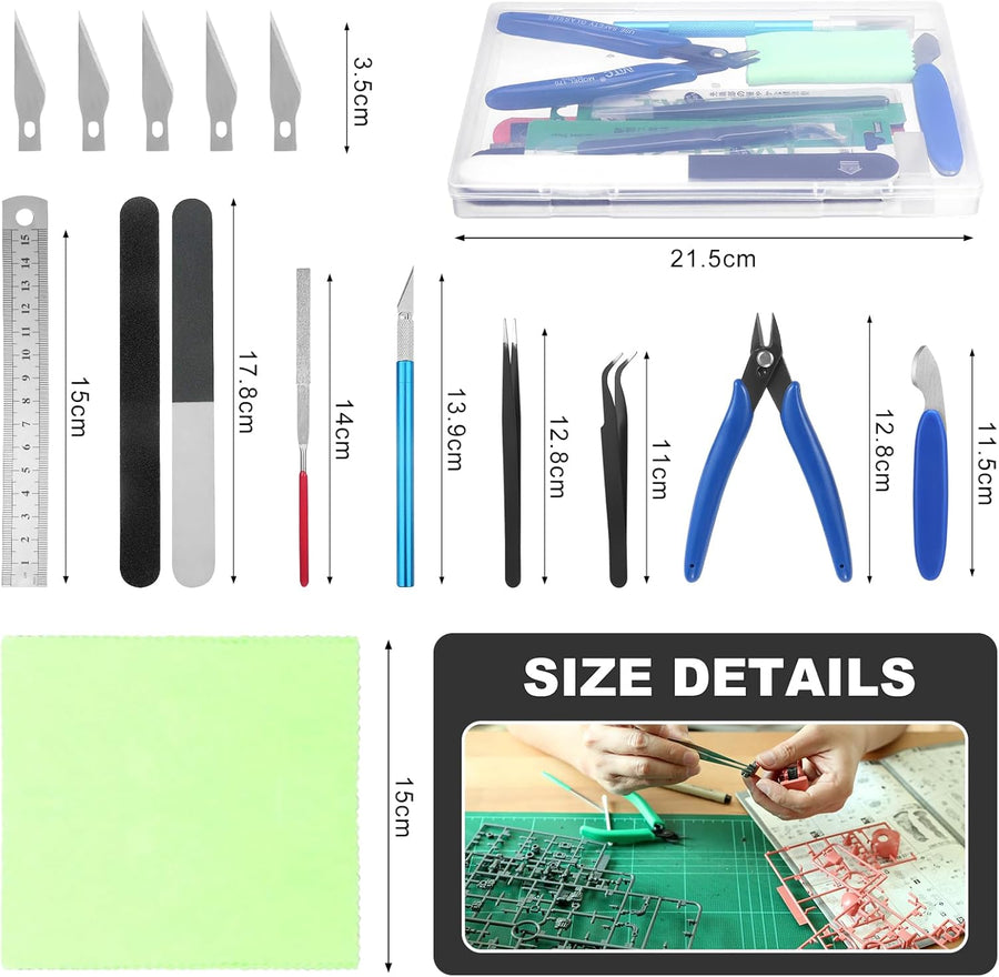 Fippy 11PCS Gunpla Tools Kit for Model Kit Building