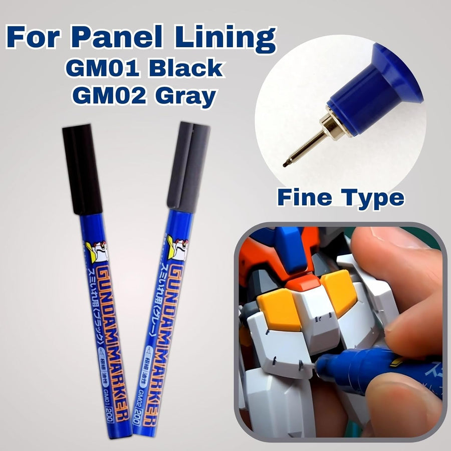 GSI Creos Gundam Marker Panel Lining Set with Eraser