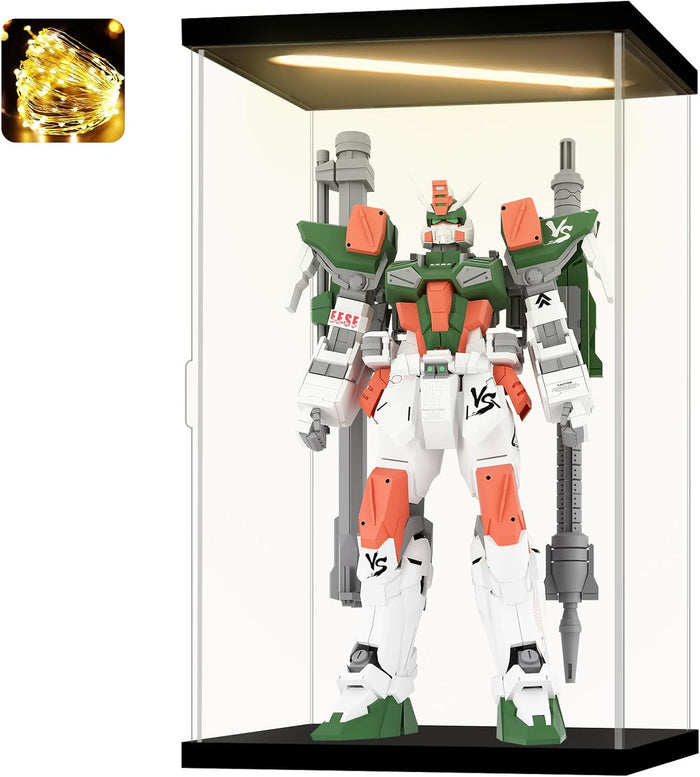 Lighted Acrylic Display Case for Gundam Collectibles