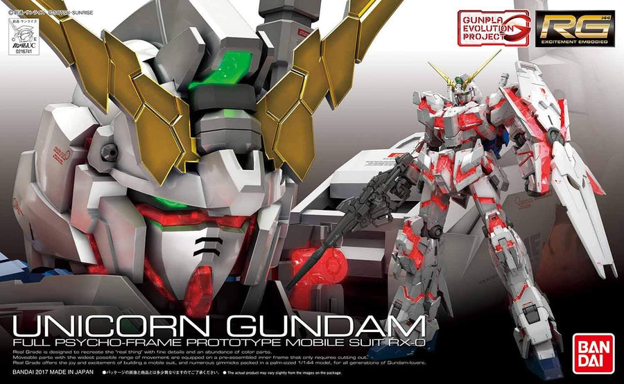 Unicorn Gundam RG 1/144 Model Kit