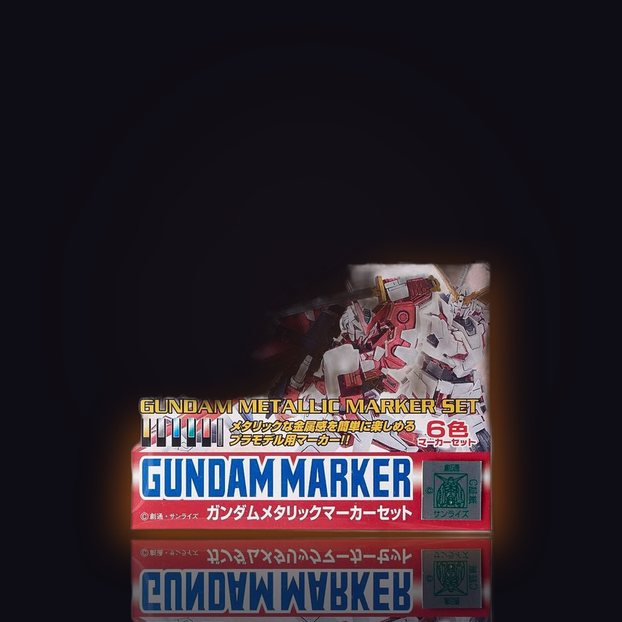 Mr Hobby GMS121 Gundam Metallic Marker Set of 6