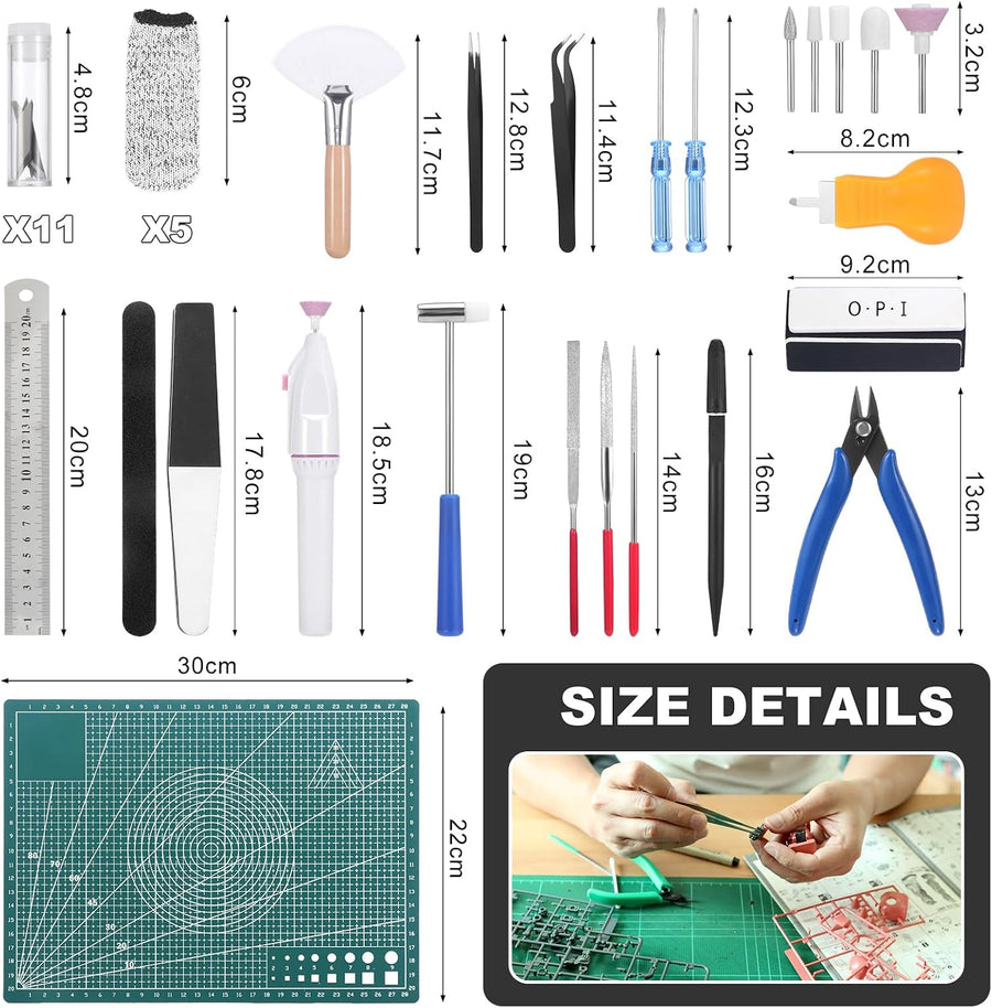 29PCS Gunpla Tools Kit, Model Kit Tools for Assembly