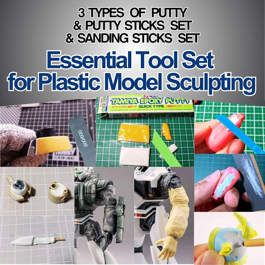 Tamiya Epoxy Putty Set with Sanding Sticks