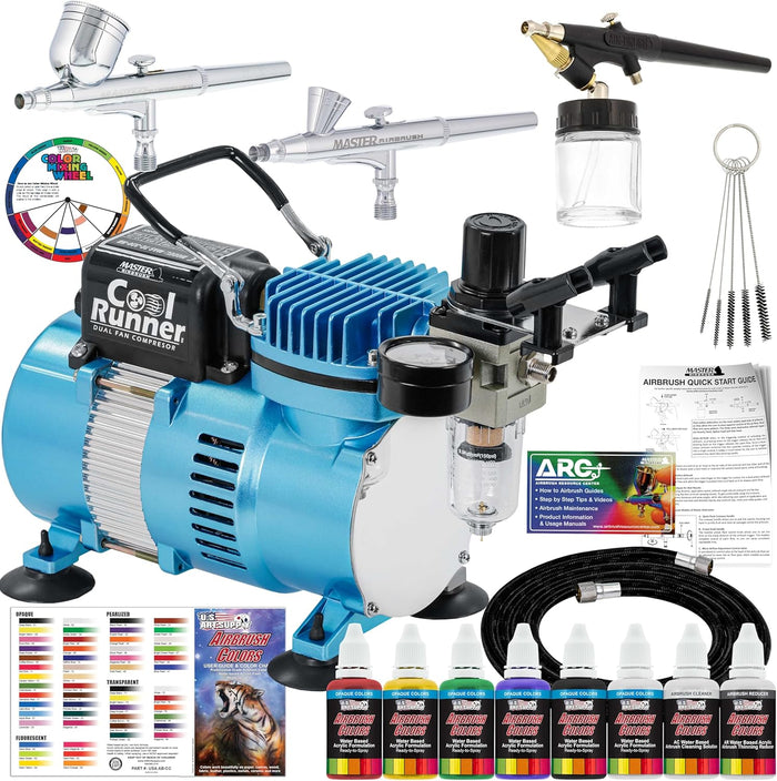 Master Cool Runner II Kit with 6 Paints Manual