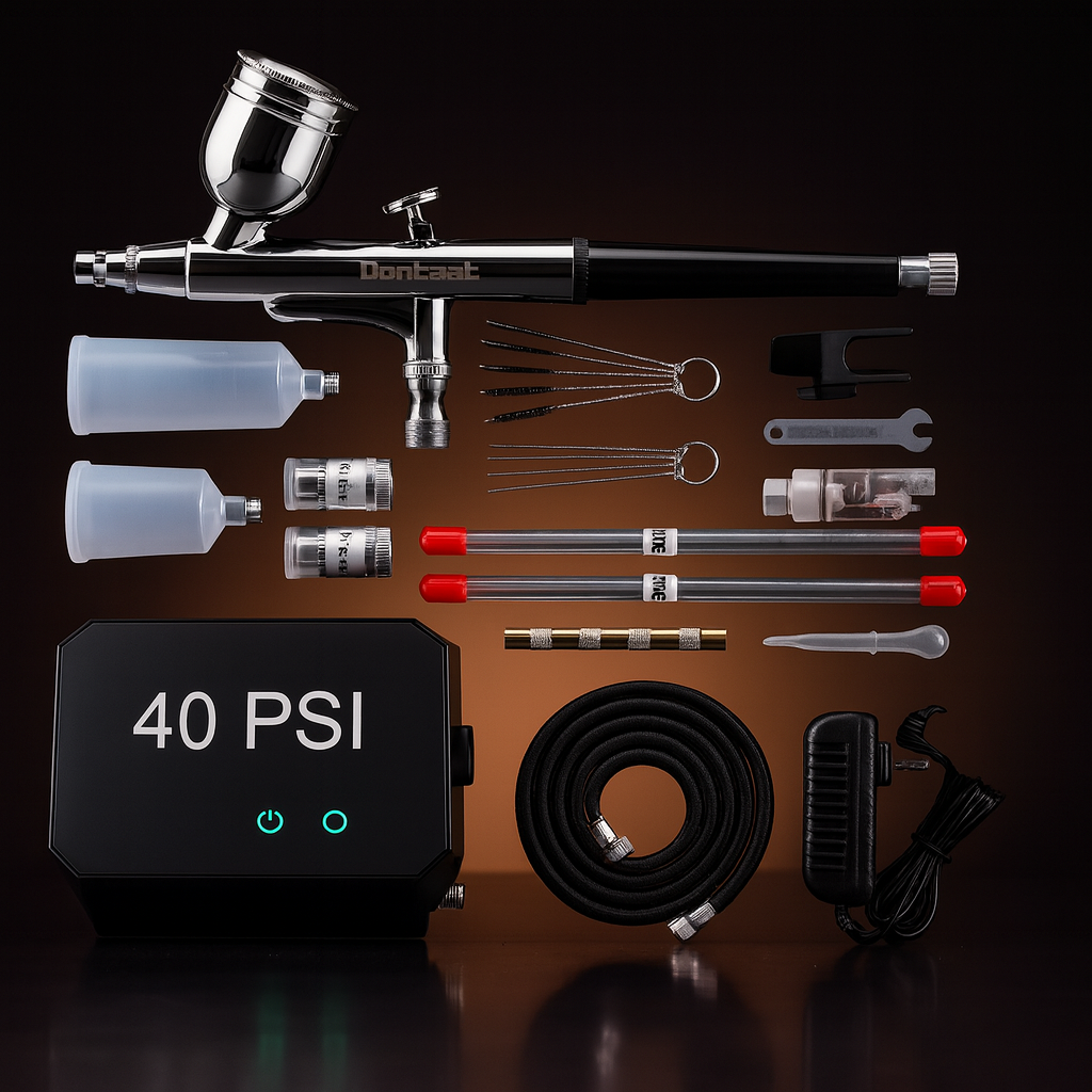 Gocheer 40 to 48 PSI Non Clogging Airbrush Kit